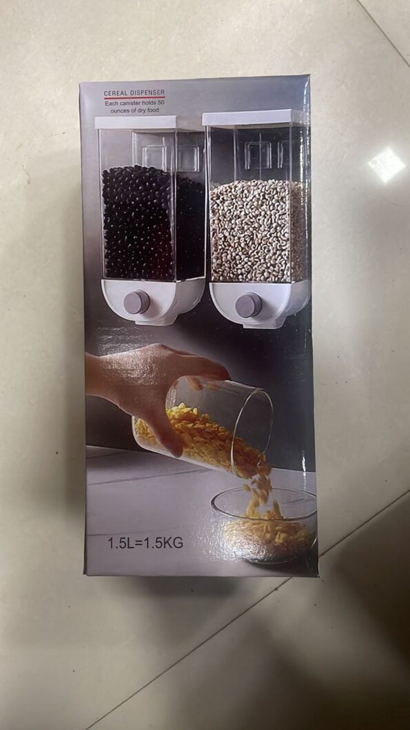 1.5kg-1500ml-Self-Adhesive-Cereal-Dispenser-Wall-Mounted-Box-Media