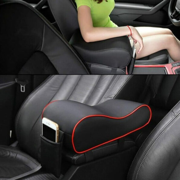 High Leather Car Arm Rest Mats