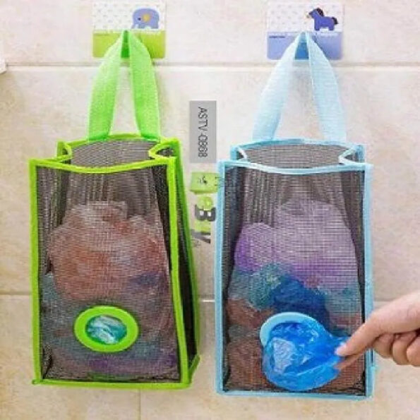 plastic-shopping-bag-storage-basket