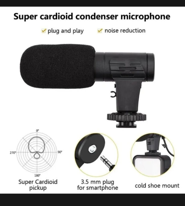 super cardioid condenser microphone