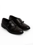 Double Monk Brown OK2 Men Shoes